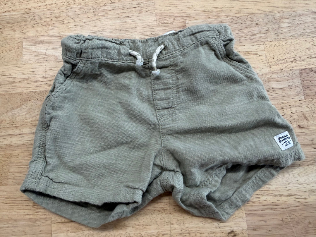 H&M Cotton Shorts – 2 | Light Green