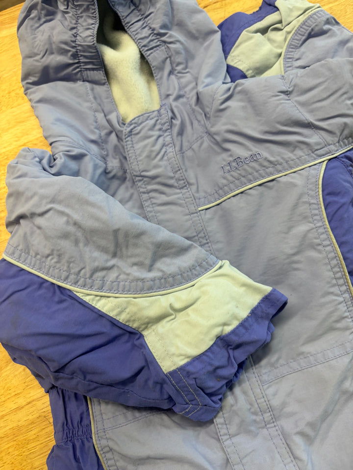 LL Bean 2T Purple One-Piece Snowsuit