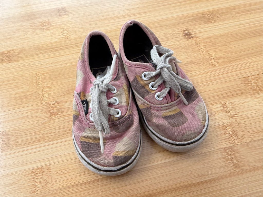 Vans Tie-Up Sneakers – 5 | Pink | Play - Nest and Sprout-Consignment