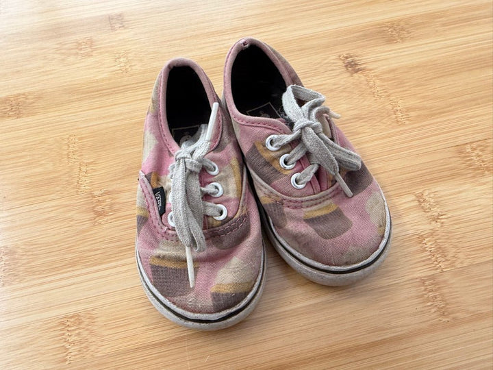 Vans Tie-Up Sneakers – 5 | Pink | Play - Nest and Sprout-Consignment