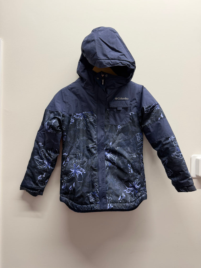 Columbia Floral Jacket – M (10/12Y) | Navy Ski Skirt & Hood