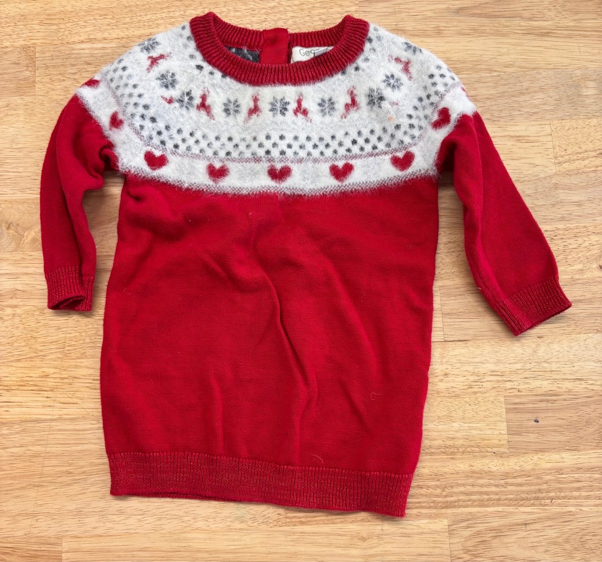 George 6 - 12 MONTH Sweater Dress - Nest and Sprout - Consignment