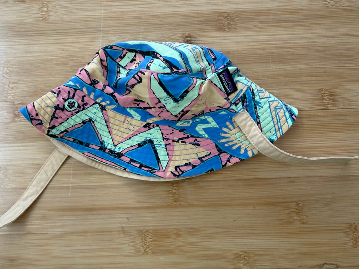 Patagonia Reversible Sunhat – One Size | Orange/Cream & Retro Pattern