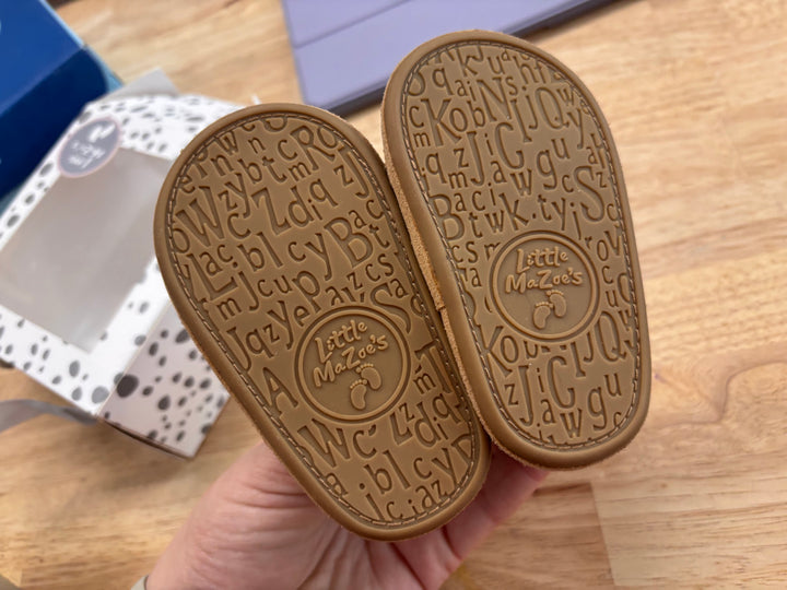 Little MaZoes Size 3 Leather Sandals (Open Package, NWT)