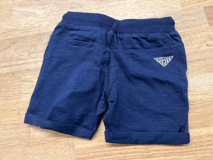 Noppies Shorts – Size 9–12M (Blue, Rolled, NWT)