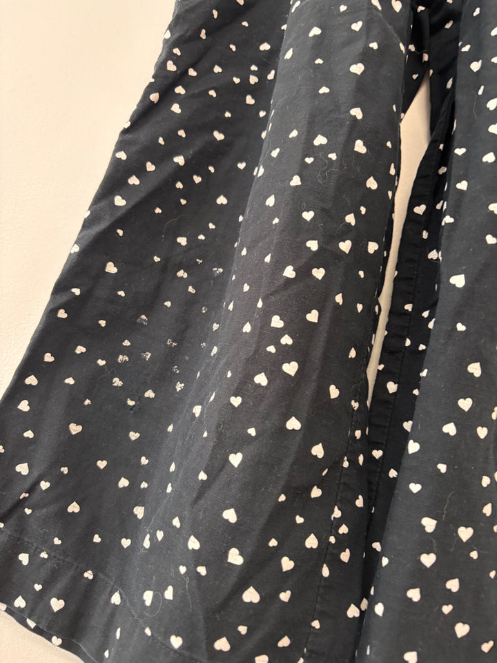 OshKosh Romper – 10 Black & White Hearts