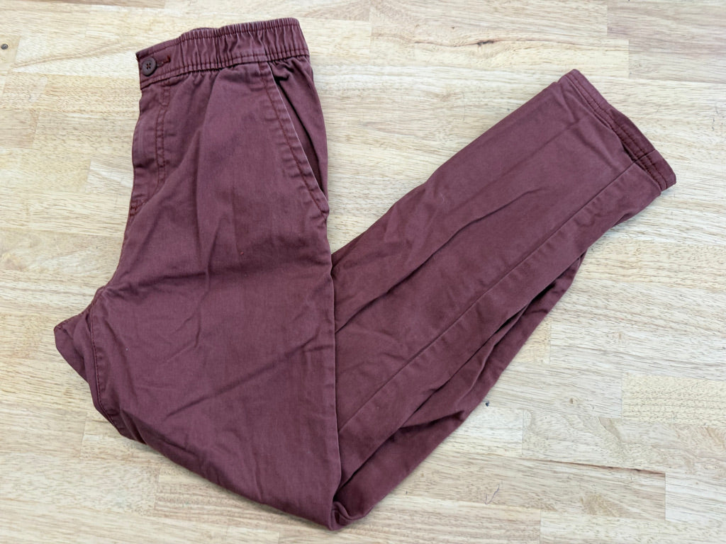 Old Navy Built-In Flex Tapered Pants – XL (14–16Y) | Burnt Reddish