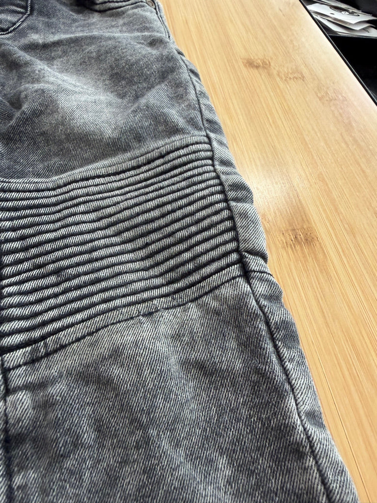 Zara Baby Boy Jeans – 18–24M | Grey & Black | Play