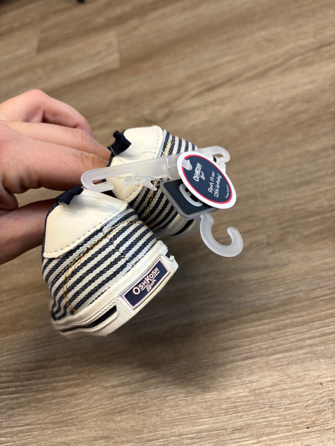 OshKosh Striped Canvas Sneakers New With Tags | Size 9