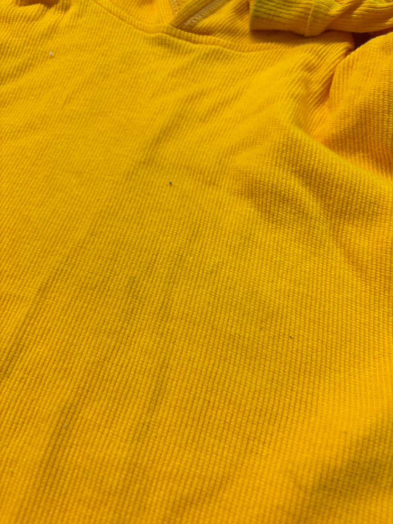 Haven Kids Ribbed Hoodie – 18–24M Yellow play condition