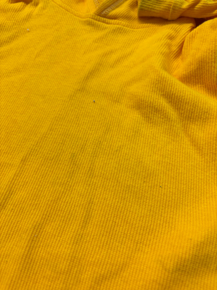 Haven Kids Ribbed Hoodie – 18–24M Yellow play condition