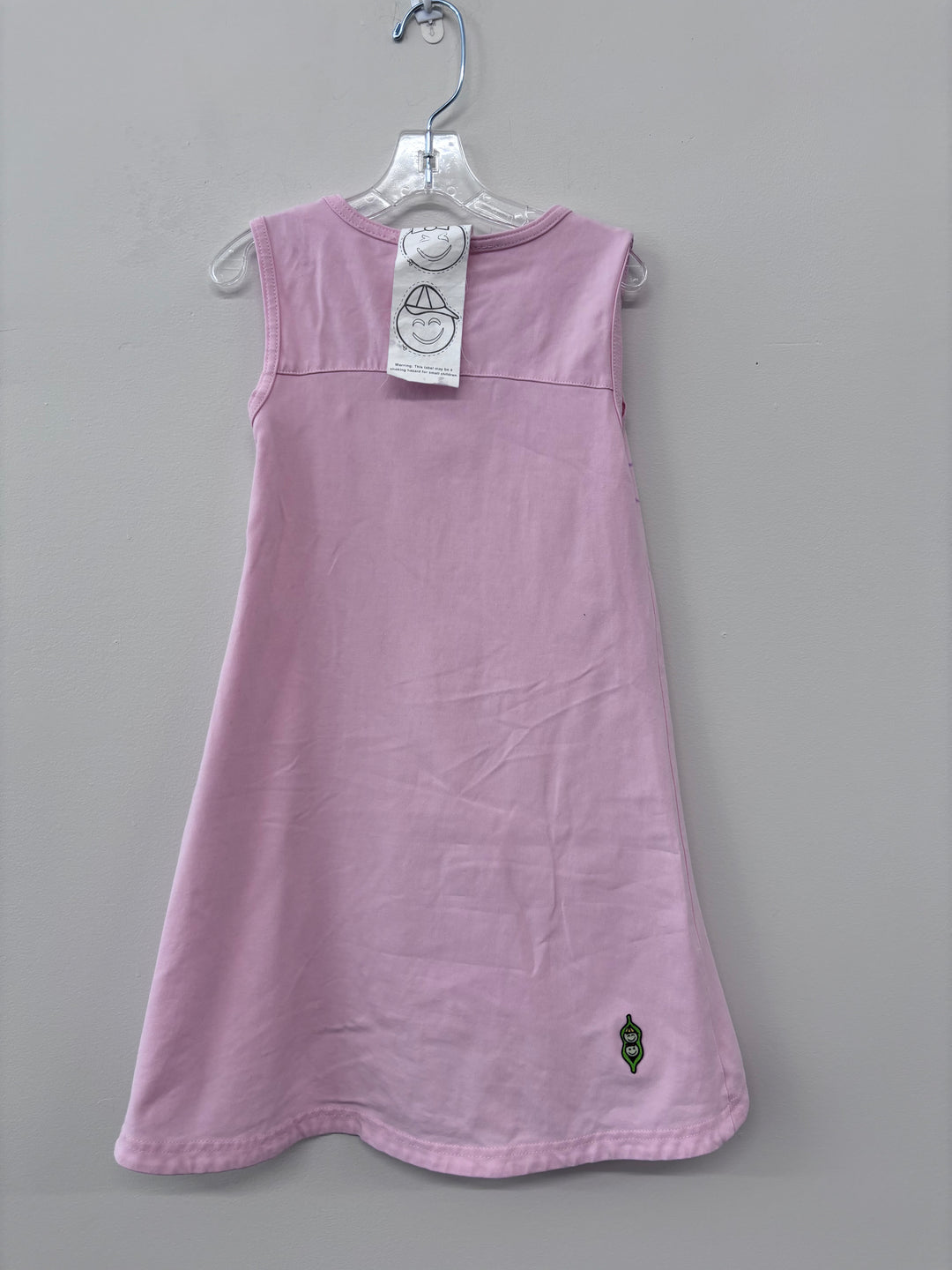 Peekaboo Beans Garden Party Dress (Size 4, Light Pink and Purple)