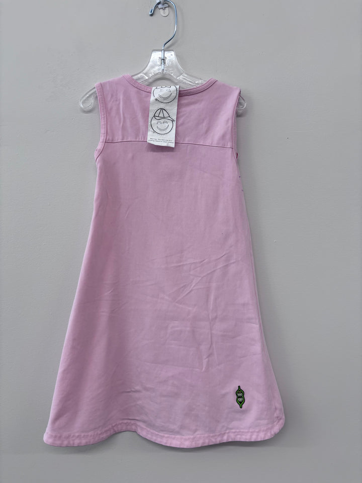 Peekaboo Beans Garden Party Dress (Size 4, Light Pink and Purple)