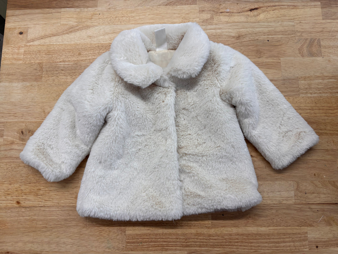 H&M Faux Fur Jacket – Size 6–9M
