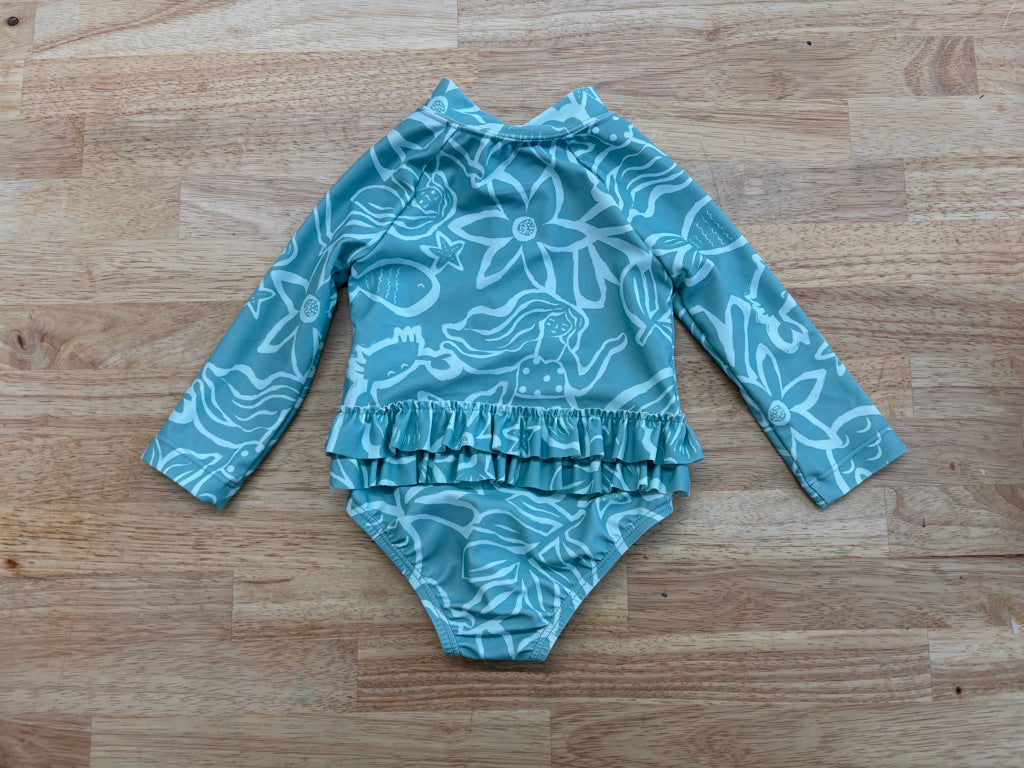 Carters Swimsuit – Size 6M (Teal Mermaid Print)