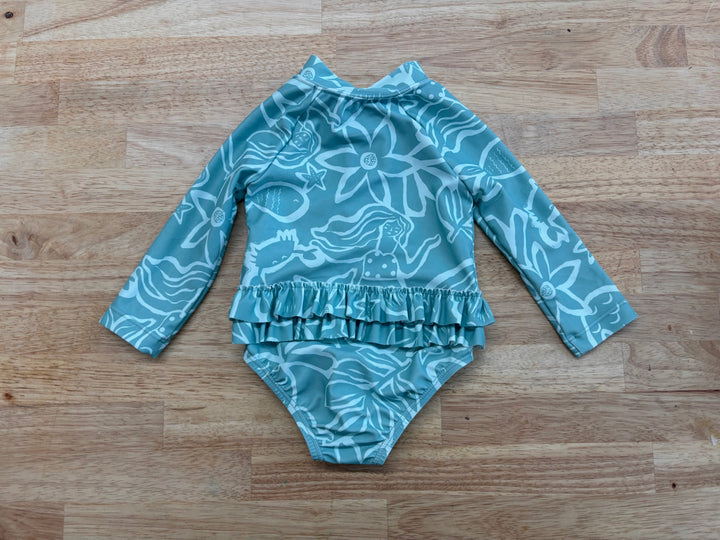 Carters Swimsuit – Size 6M (Teal Mermaid Print)