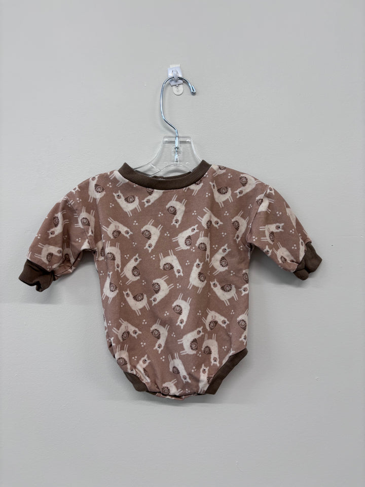 Gro By Zo Sweater Romper, 3-6 Months