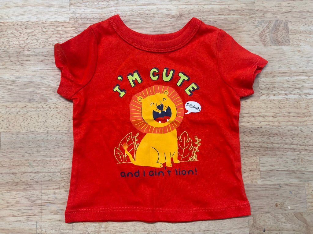 Joe Fresh 3 - 6M Lion Shirt ‚Like New - Nest and Sprout - Consignment