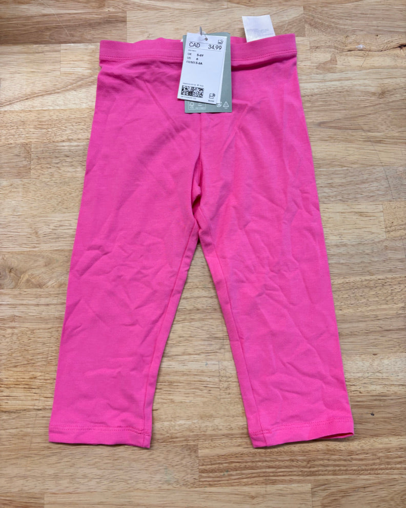 H&M Leggings 5–6Y – Pink NWT