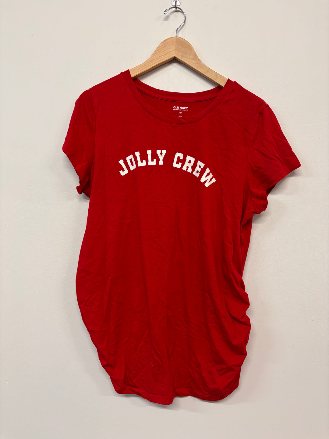 Old Navy Maternity “Jolly Crew” Graphic Tee – Size XL PLAY