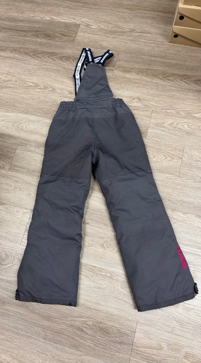 OshKosh Snow Pants with Suspenders – 10 | Light Grey - Nest and Sprout-Consignment