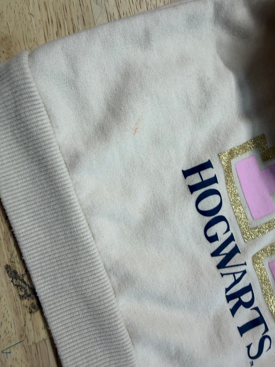 Wizarding World Harry Potter Cream Sweatshirt – 3T | Ruffle Cap Sleeves | Play