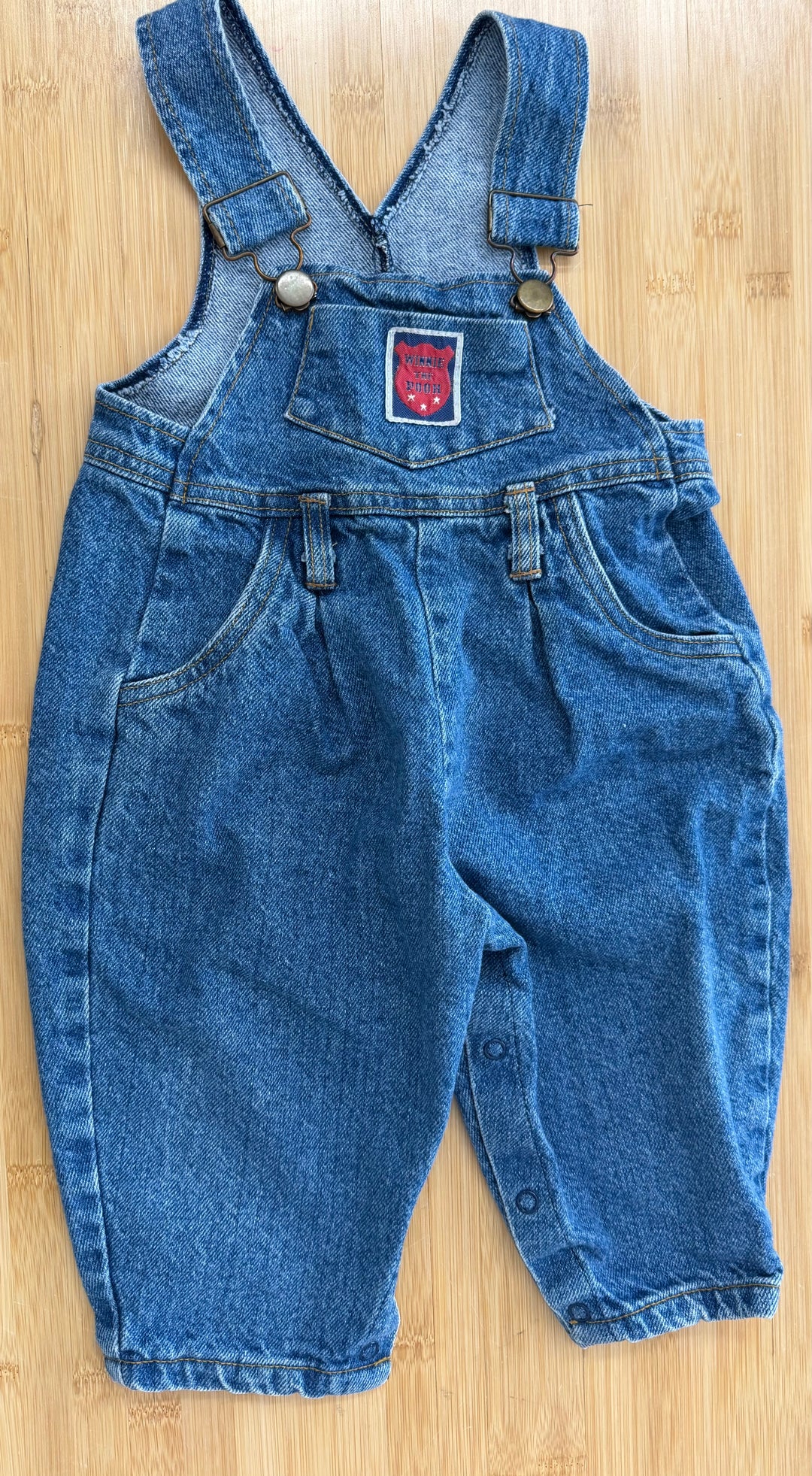 Winnie the Pooh Vintage Denim Overalls – 12M (26 lbs)