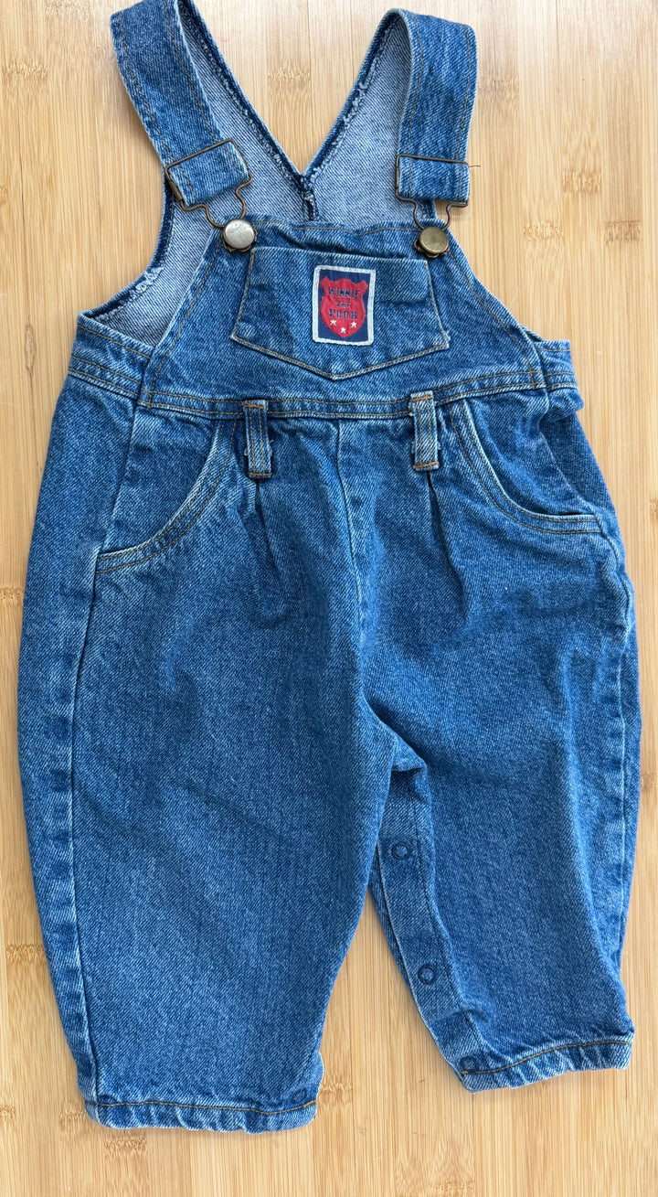 Winnie the Pooh Vintage Denim Overalls – 12M (26 lbs)