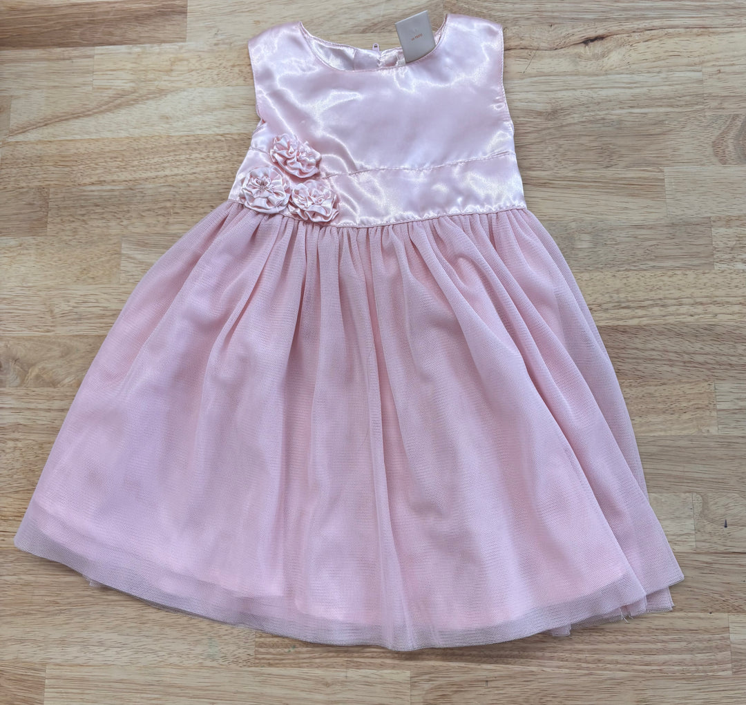 Joe Fresh 18-24M Light Pink Dress with Tulle Skirt