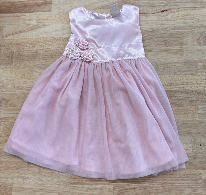 Joe Fresh 18-24M Light Pink Dress with Tulle Skirt