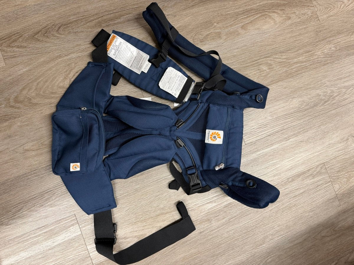 Ergobaby Omni 360 Cool Air Mesh Carrier – Midnight Blue - Nest and Sprout-Consignment