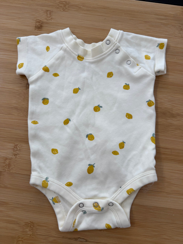 Pehr Lemon Cream Bodysuit – 0–3M
