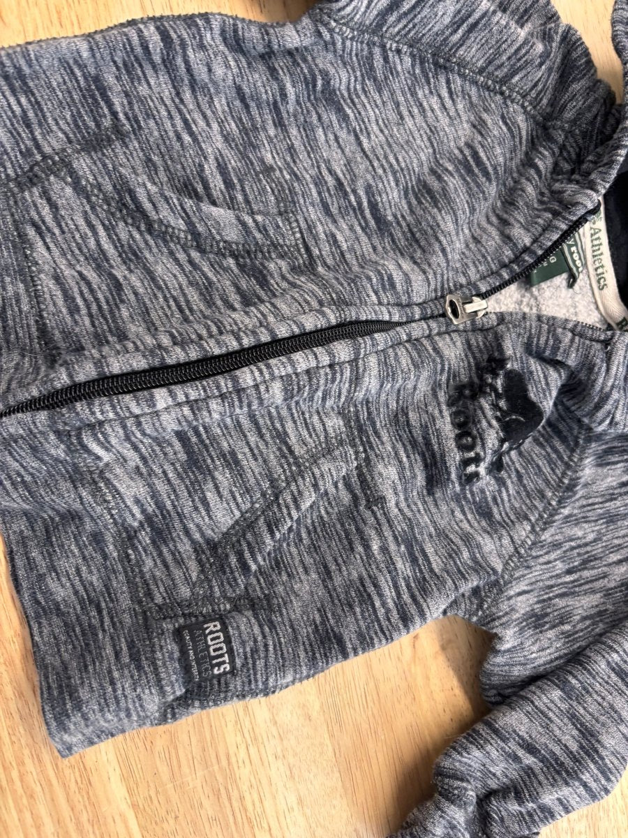 Roots 12–18M Charcoal Zip Hoodie - Nest and Sprout - Consignment