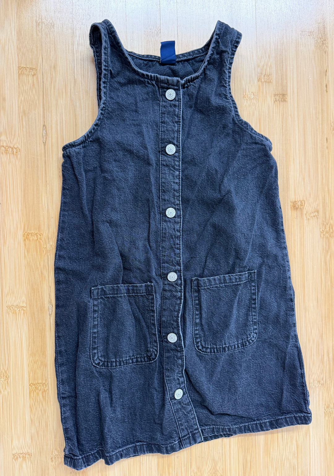 Old Navy Denim Dress – 5T | Quarter Button Down | Sleeveless
