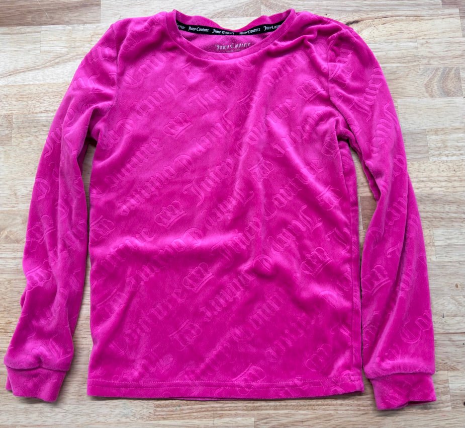Juicy Couture Fleece Sweater – Size 10 - Nest and Sprout - Consignment