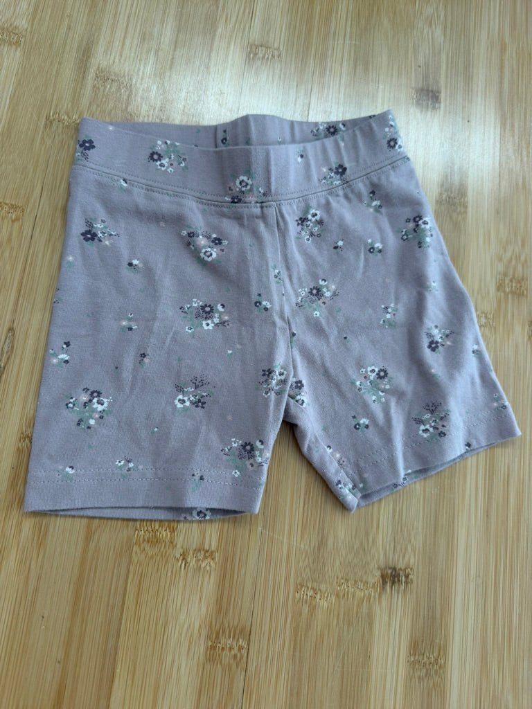 Jamie Kay Purple Itsy Floral Bike Shorts – 3Y - Nest and Sprout-Consignment