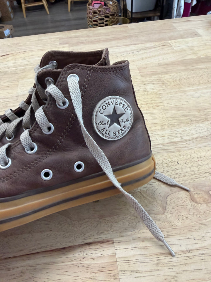 Converse Tie Up Lace Up Shoes – 1 | Brown