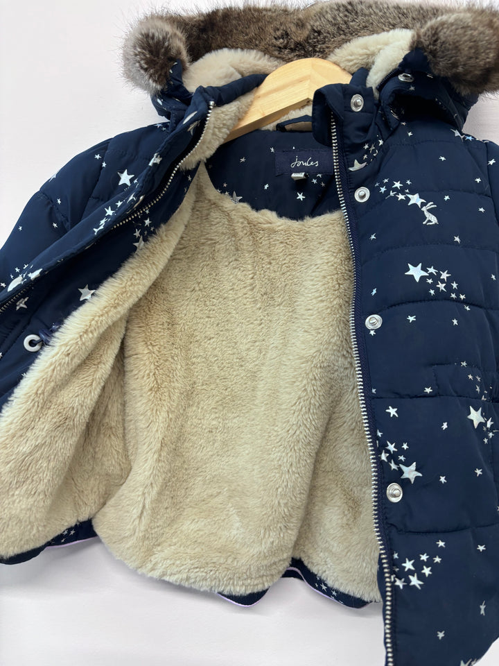 Joules 4-5 Year Blue Star Parka Clearance