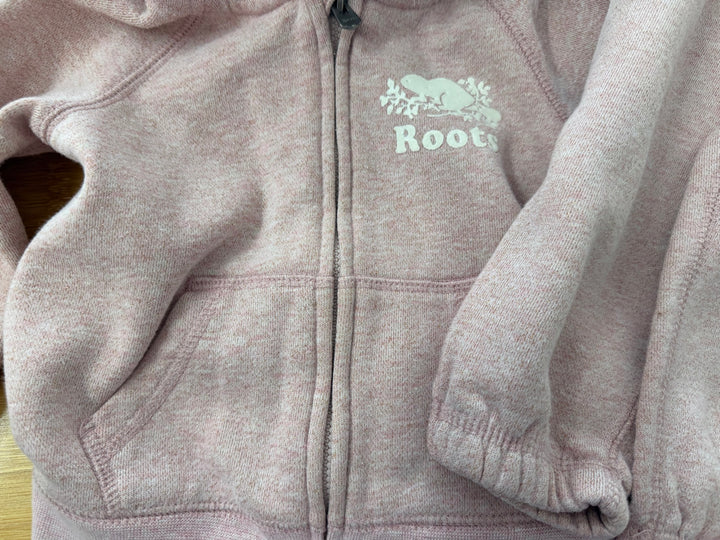 Roots Two-Piece Set – 12–18M | Light Pink Gold Glitter Logo | Play