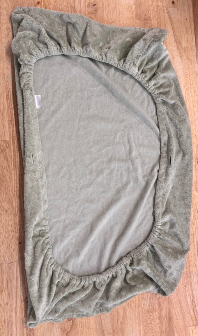 Minky Change Pad Cover – Green