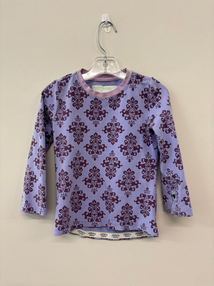 Peekaboo Beans Me Me Me Top, Vintage Purple, 3