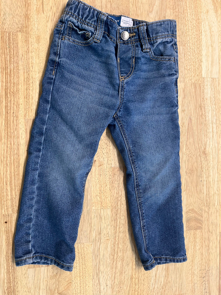 Old Navy Straight Leg Jeans – 2Y | Medium to Light Wash