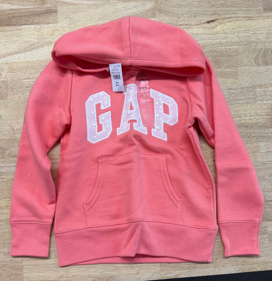 Gap Peach Lace Logo Long Sleeve Sweatshirt – 6–7Y | NWT - Nest and Sprout-Consignment