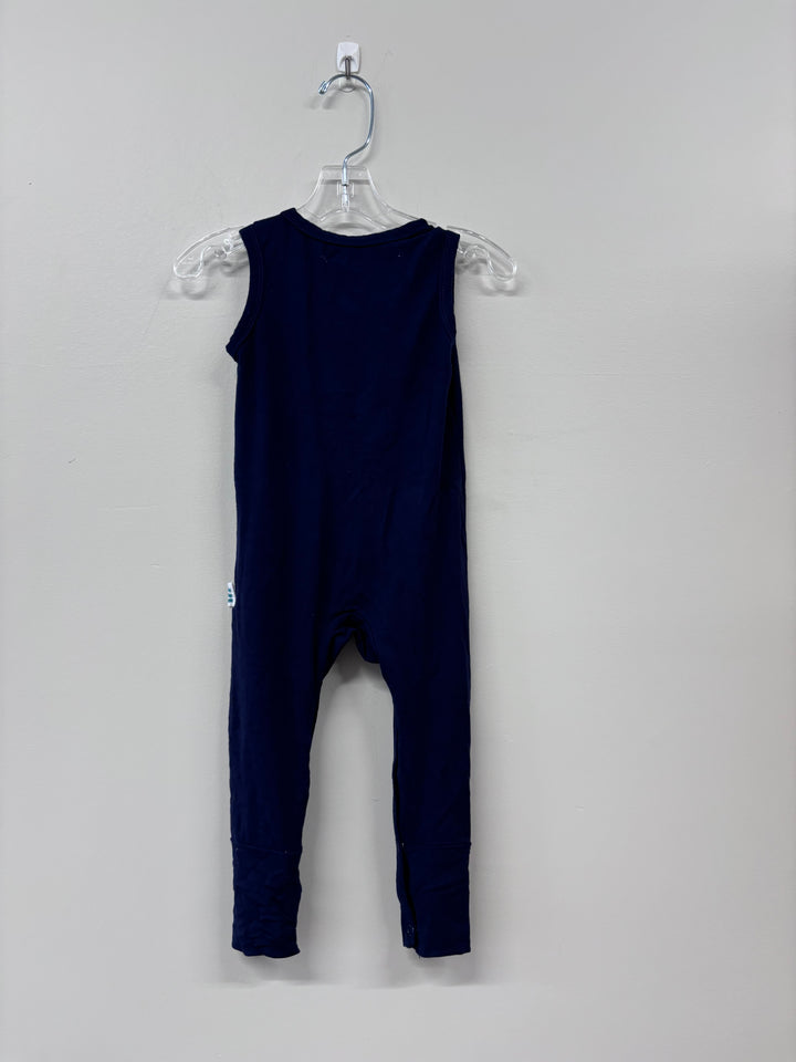 Duck Duck Goose 6-12 Month Romper (Navy Blue)