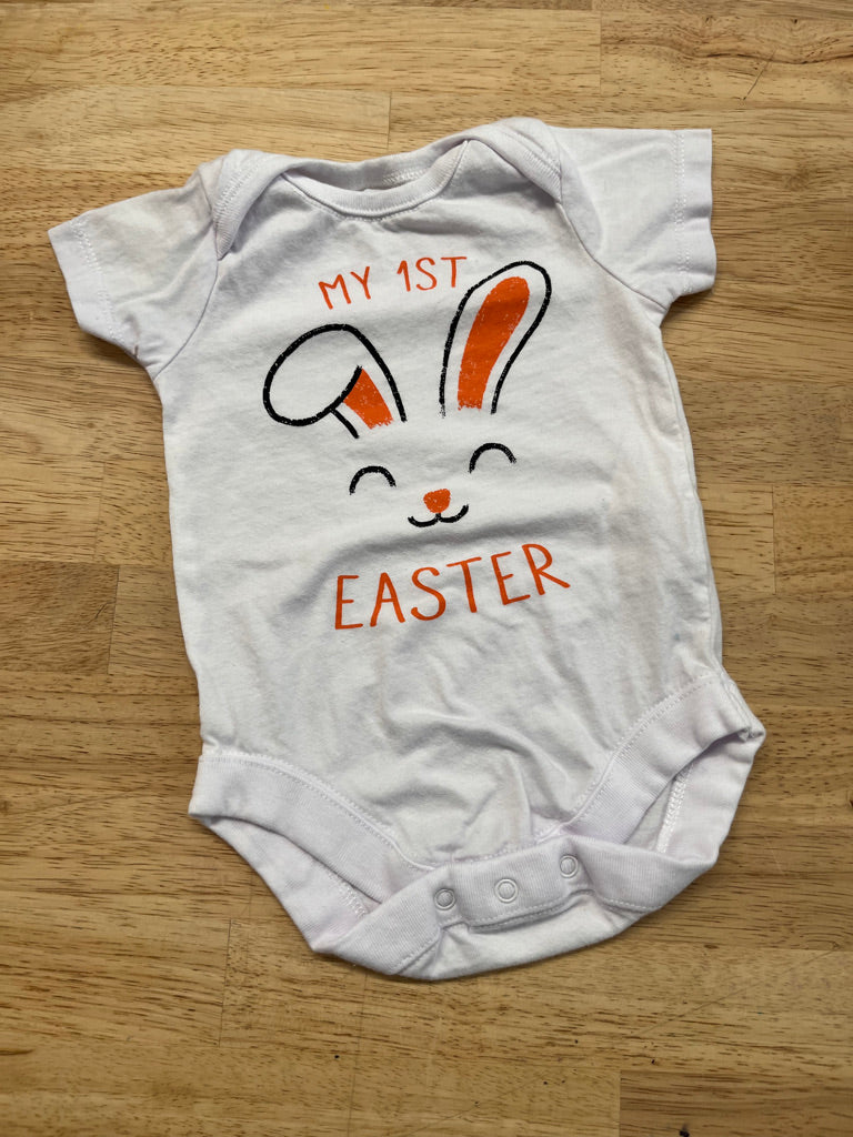 Children's Place 0-3M "It's My First Easter" Bodysuit