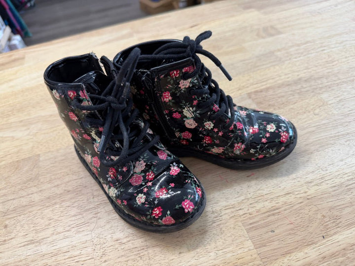 The Children’s Place Rose Print Ankle Boots | Size 9 - Nest and Sprout - Consignment