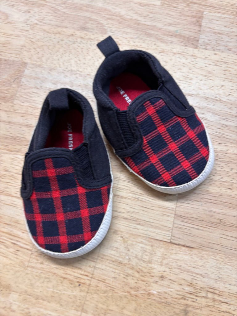 Carters Soft Sole Shoes – Size 3 (Black/Red) - Nest and Sprout - Consignment
