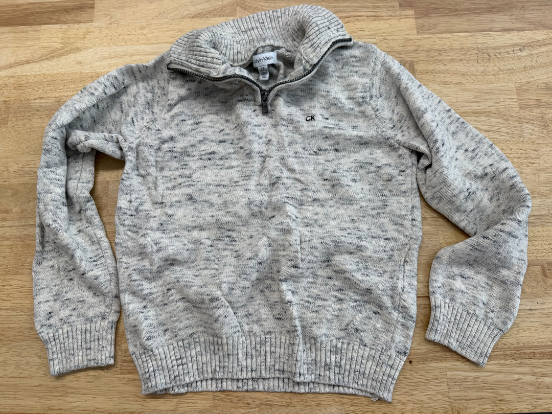 Calvin Klein Knit Sweater – 10/12 | Collared Quarter Zip