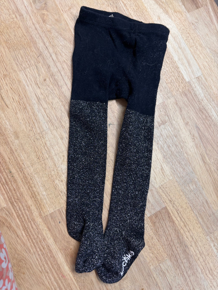 Kacakid Silver Sparkle Tights 12-24M