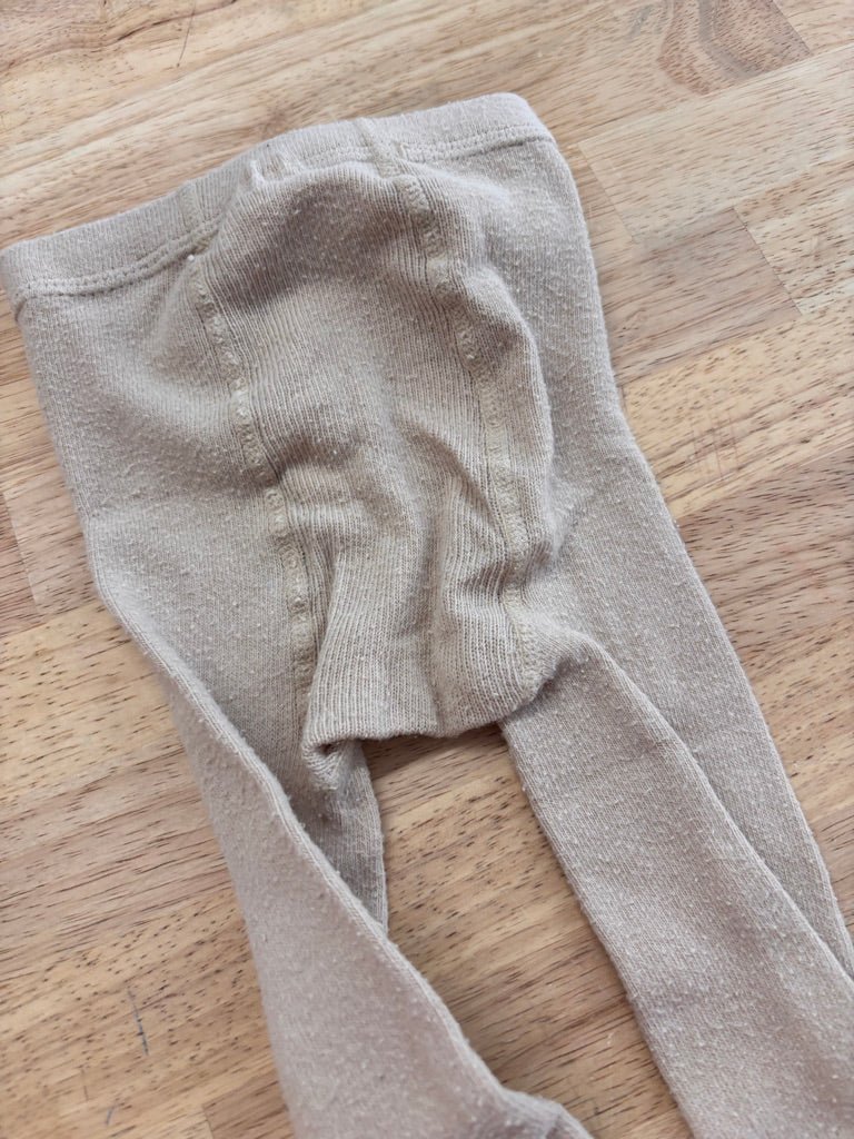 Zara 1 - 6 Month Beige Tights - Nest and Sprout - Consignment